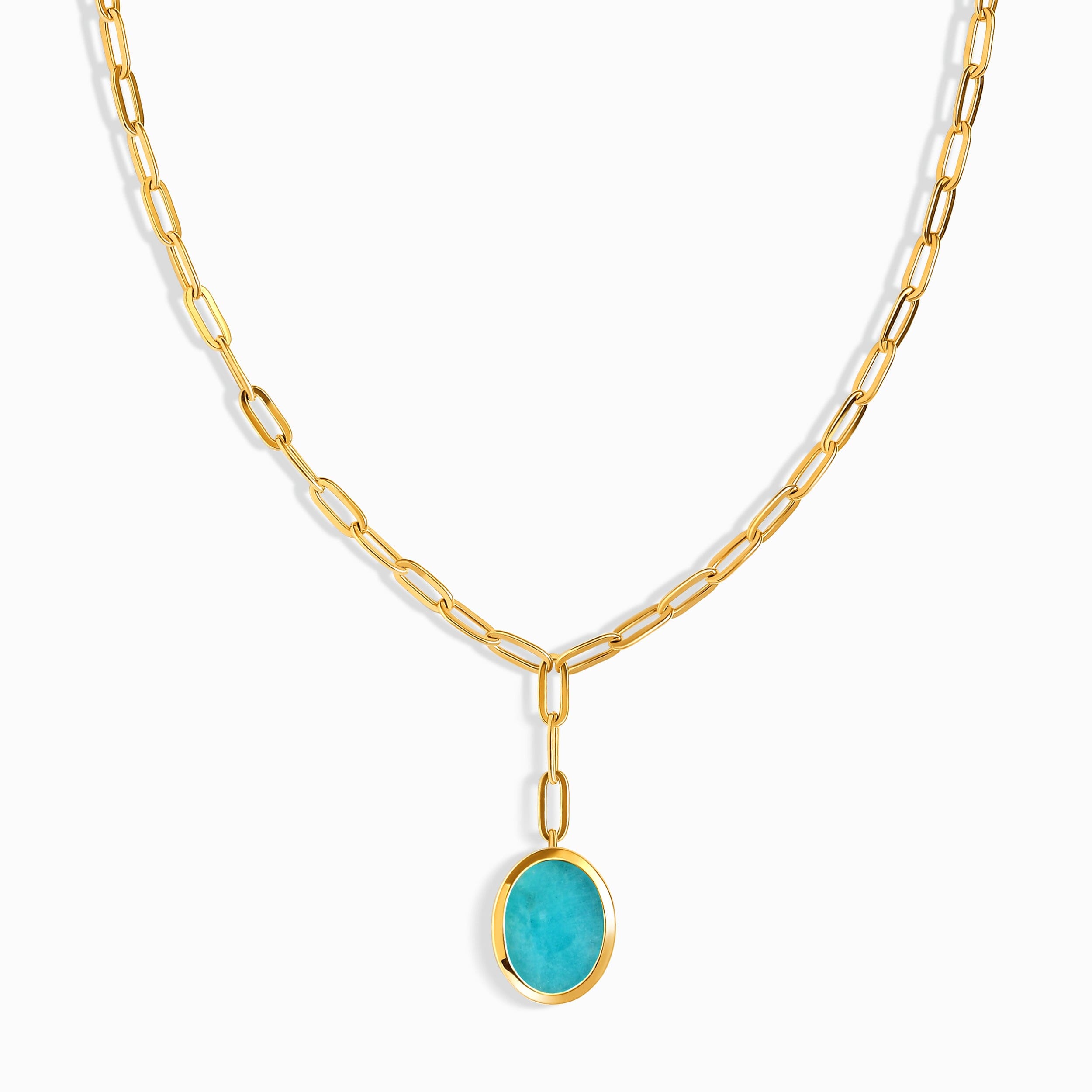 Amazonite Widelink Necklace - Enfolded Abundance、mySite、hinf8tx79