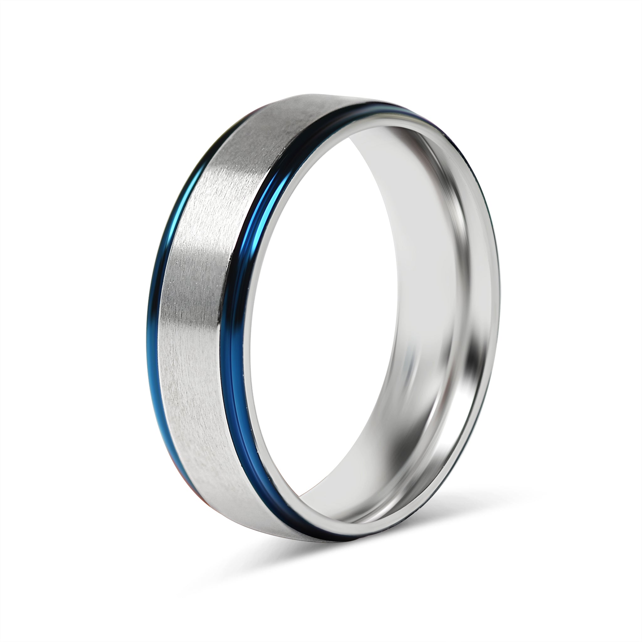 Stainless Steel Blue Trim With Brushed Center Ring / CFR7018、mySite、dreamappss