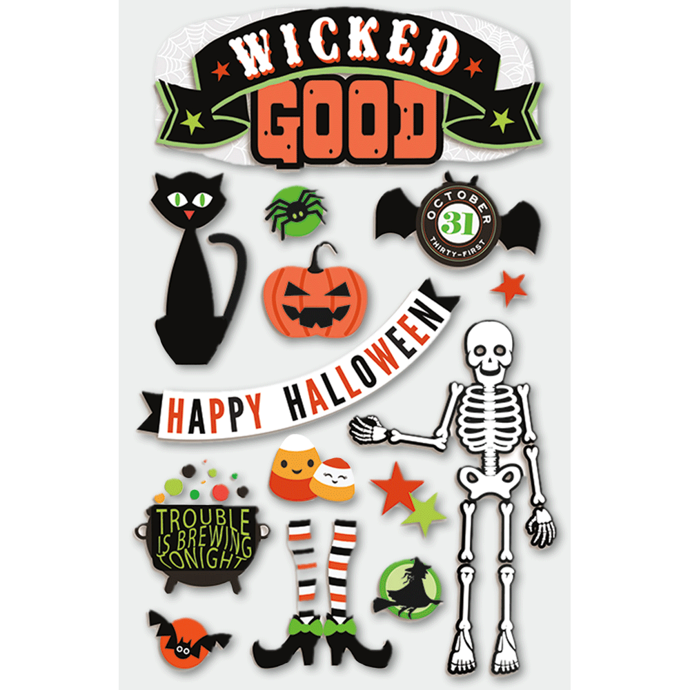  Wicked Good 3-D Stickers、mySite、ghnorth