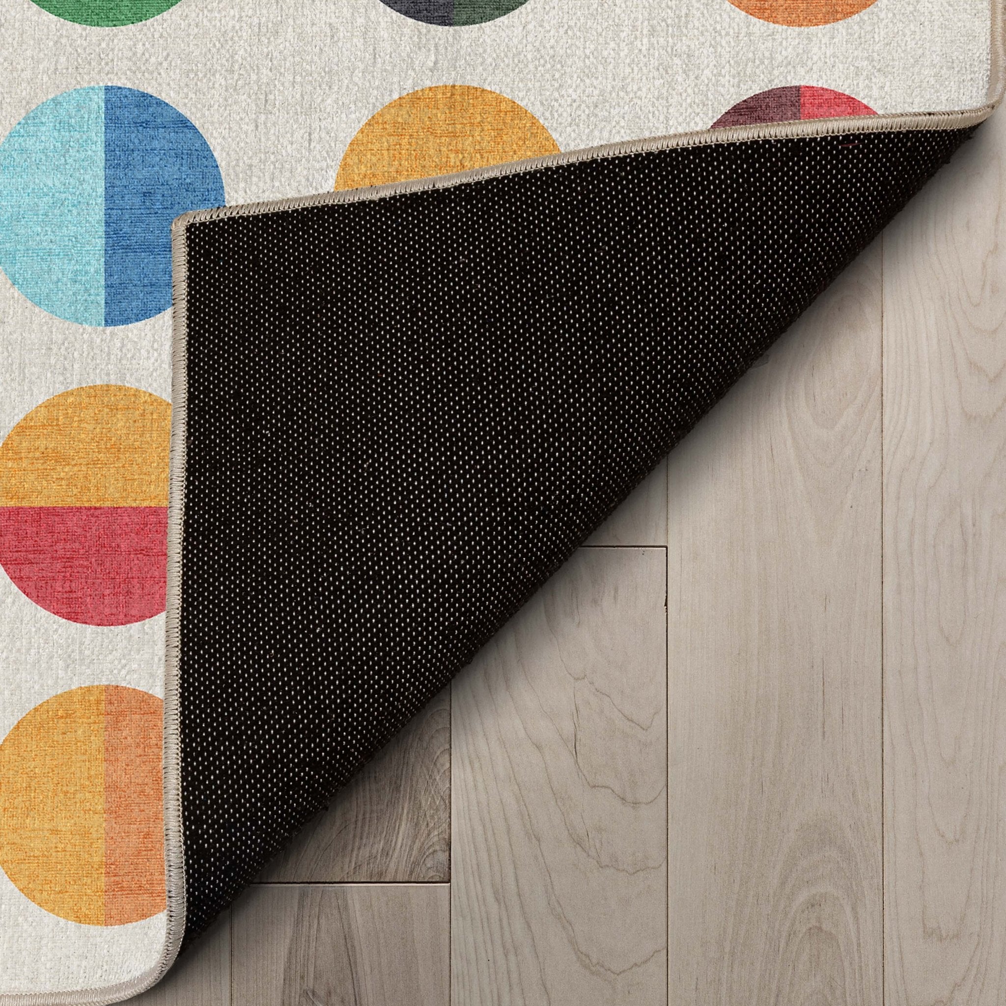 Crayola Modern Split Dots Bright Multi Color Area Rug By Well Woven、mySite、gigharbornorthrealestate