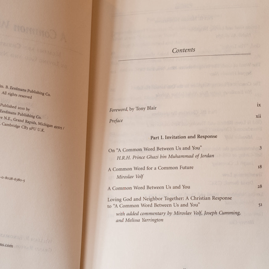 A Common Word: Muslims and Christians on Loving God and Neighbor、mySite、topwebapps