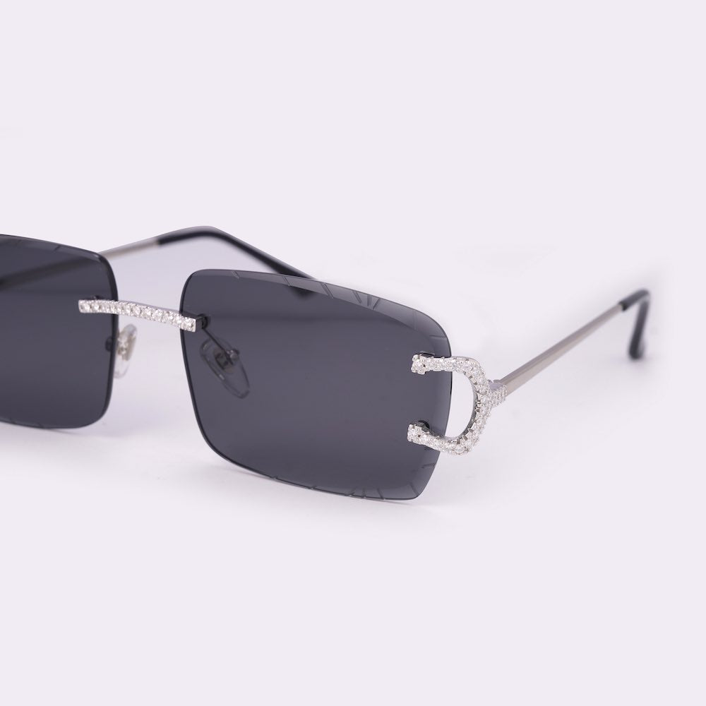 Moissanite Prong Sunglasses 14K Gold、mySite、hinf8tx79