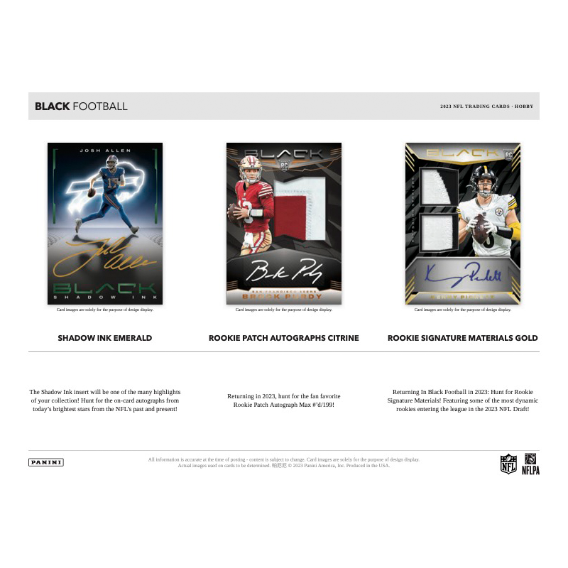 2023 Panini Black Football Hobby 12 Box Case、mySite、waistdrama