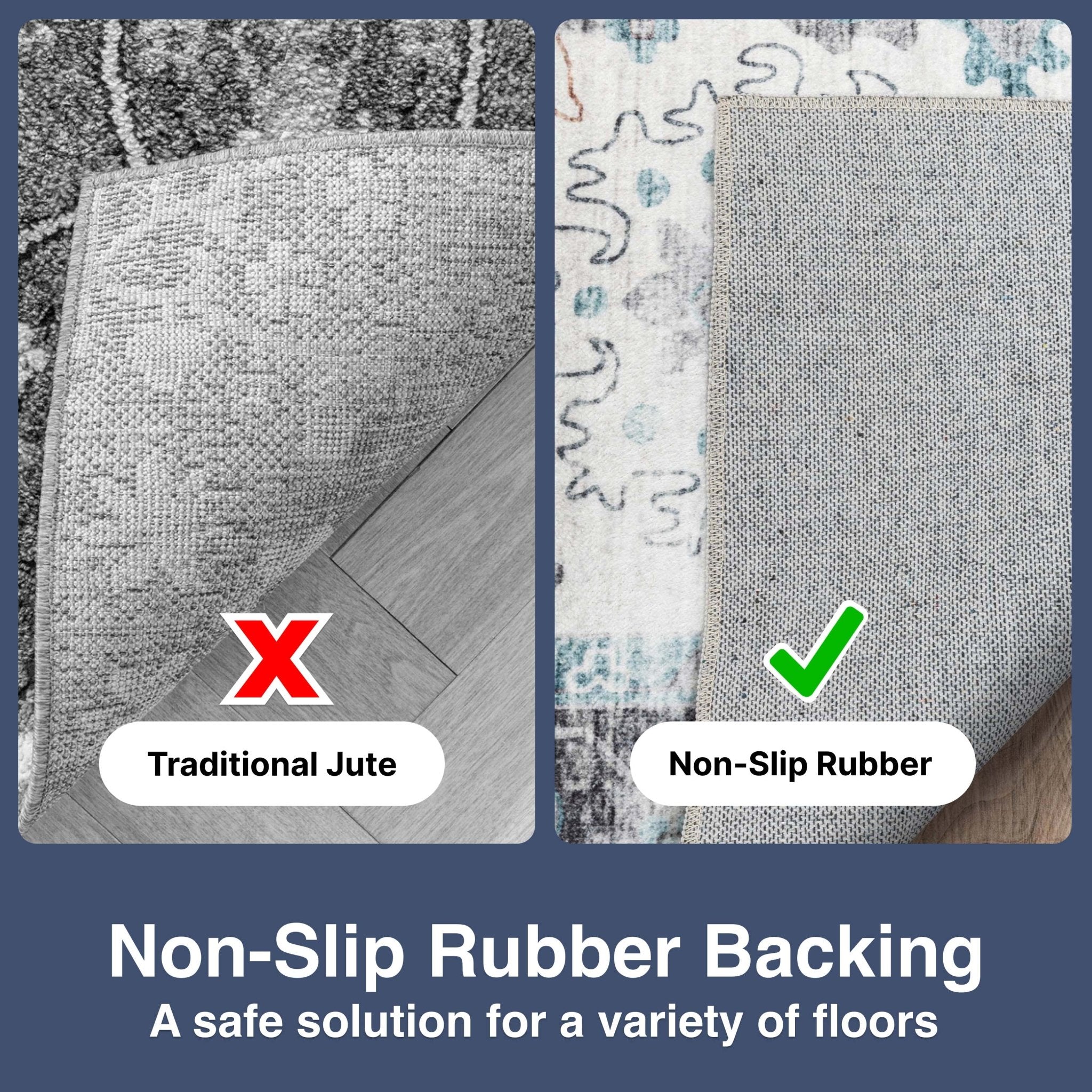 Elle Basics Gala Oriental Easy-Clean Washable Rug by Well Woven - Durable, Non-Slip, Low-Profile Design for Home Comfort、mySite、gigharbornorthrealestate