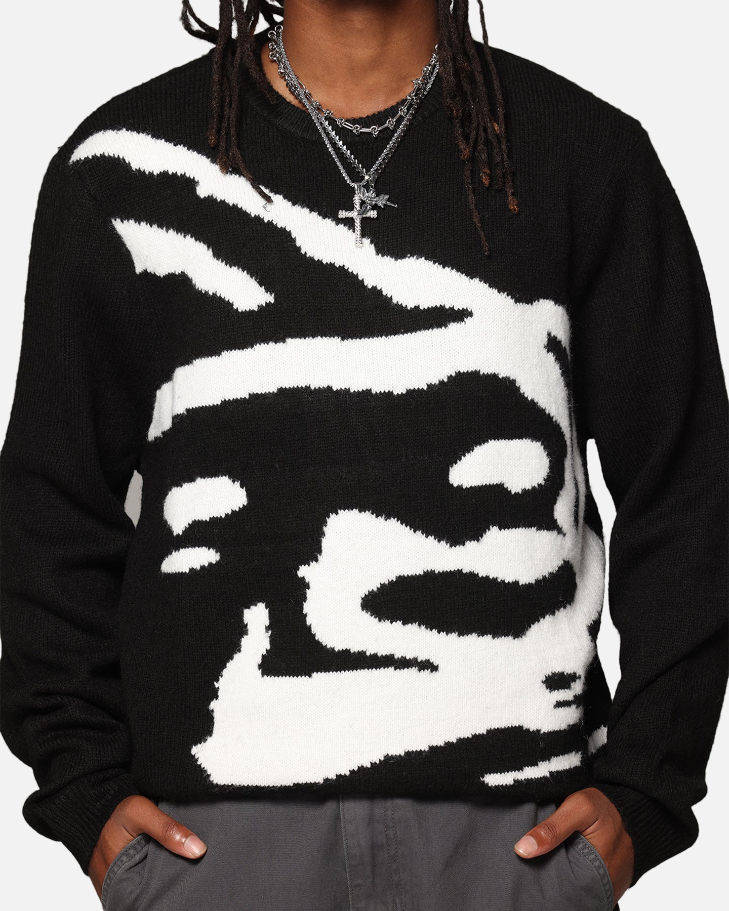 X-Large Gorilla Knit Sweater Black、mySite、zt4zffjzw