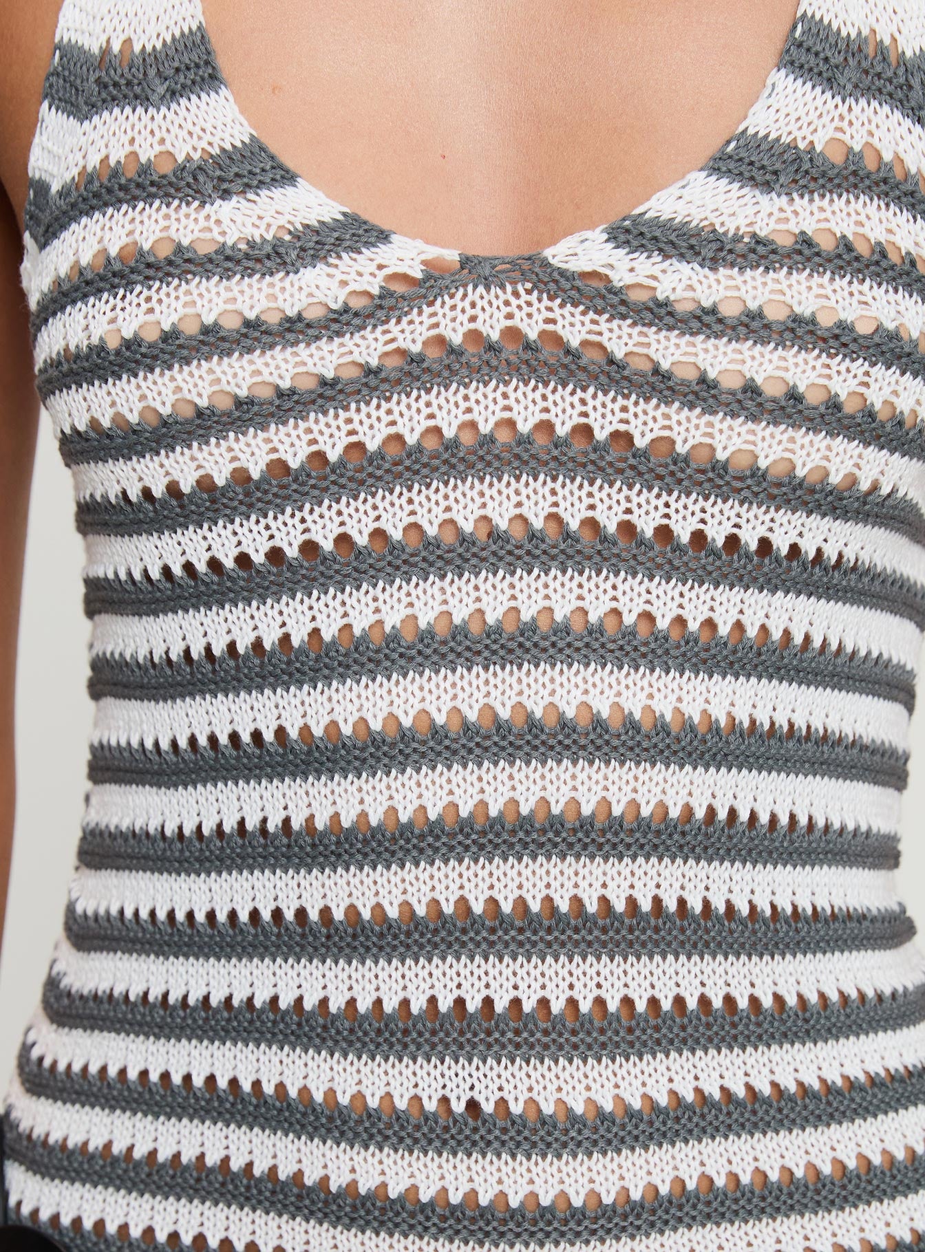 Marino Mini Dress Grey / White、mySite、solidvoid