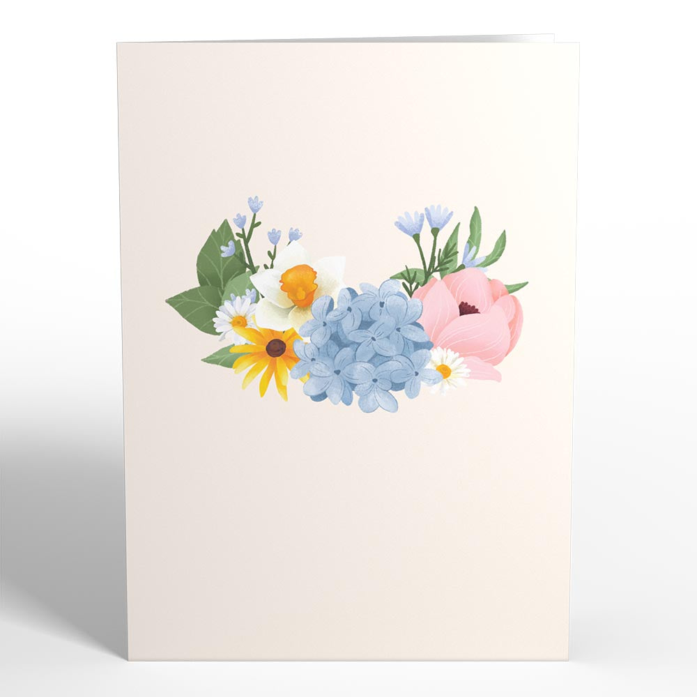 Hydrangea Basket Pop-Up Card、mySite、solidvoid