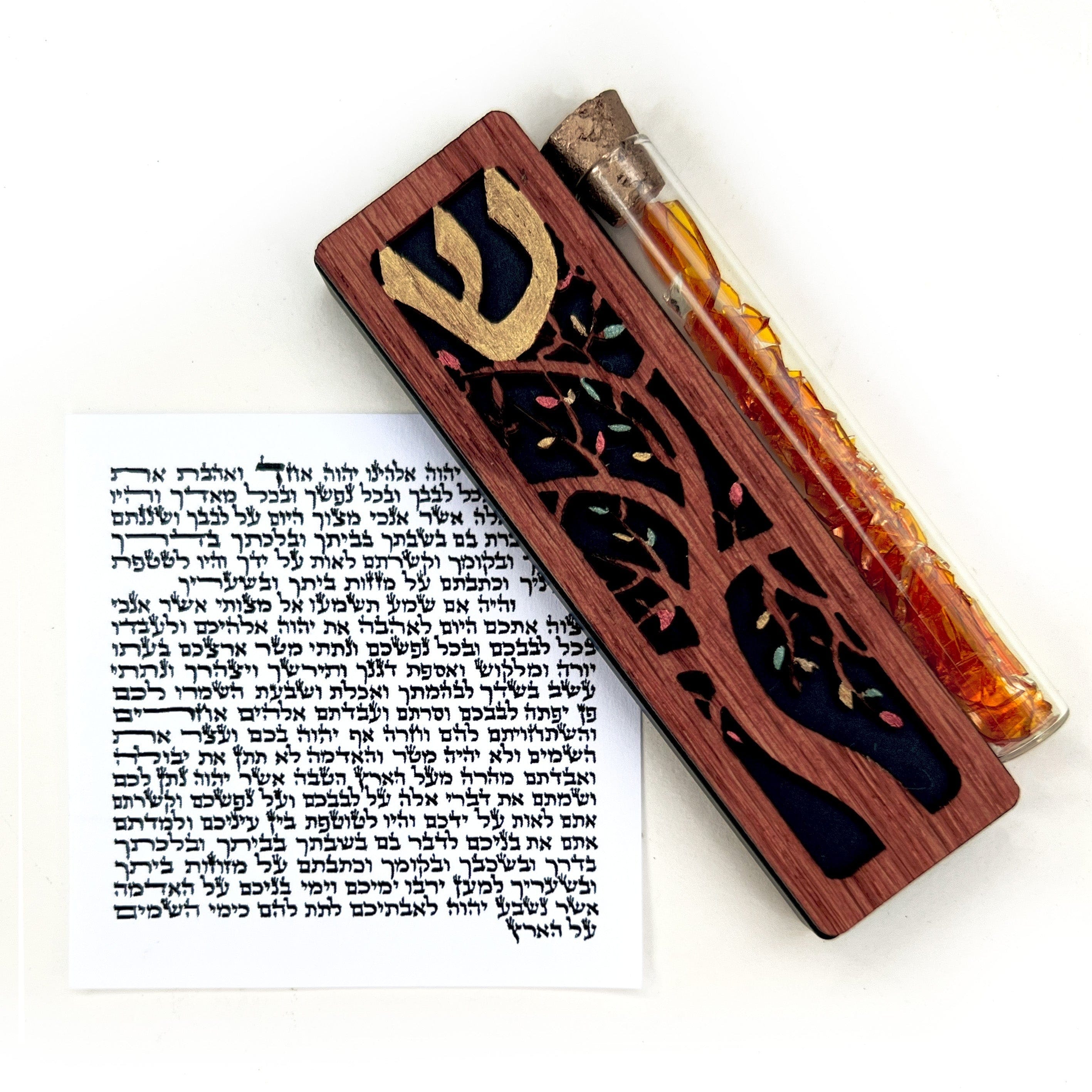 Tree of Life Wedding Glass Mezuzah by Glenn Grubard、mySite、topwebapps