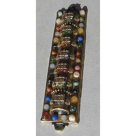 Michal Golan African Turquoise, Aventurine, Camilian, Sodalite Mezuzah、mySite、topwebapps
