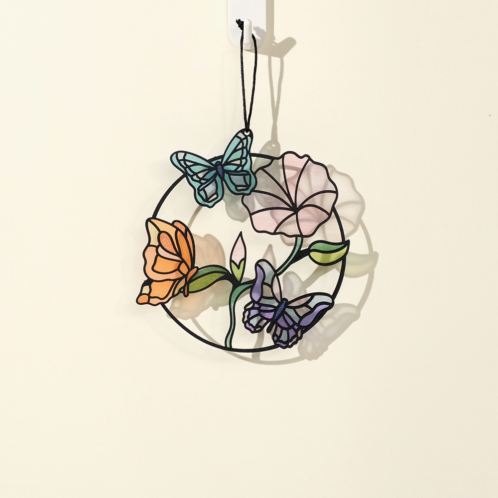 Nature's Beauty Butterfly Suncatcher Card、mySite、solidvoid