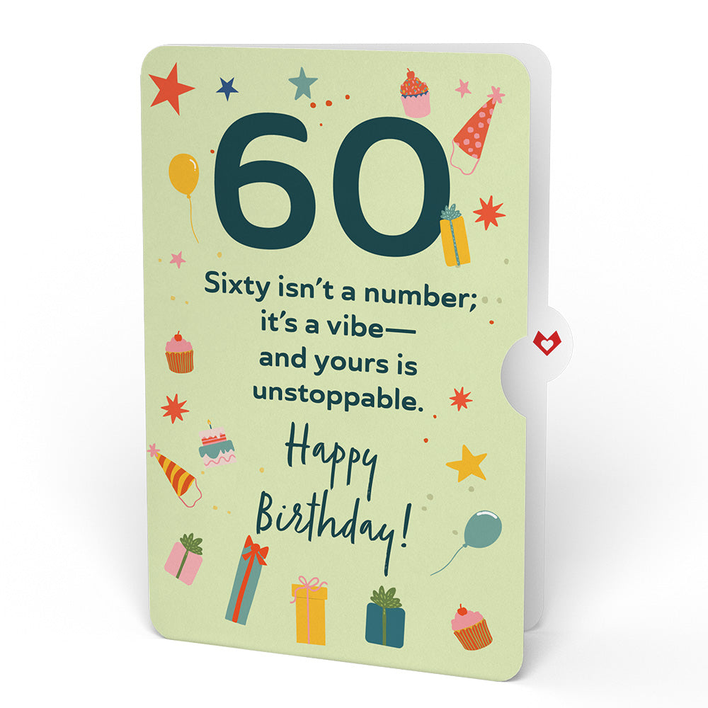 Party Cats 60th Birthday Pop-Up Card and Sentiment Set、mySite、solidvoid