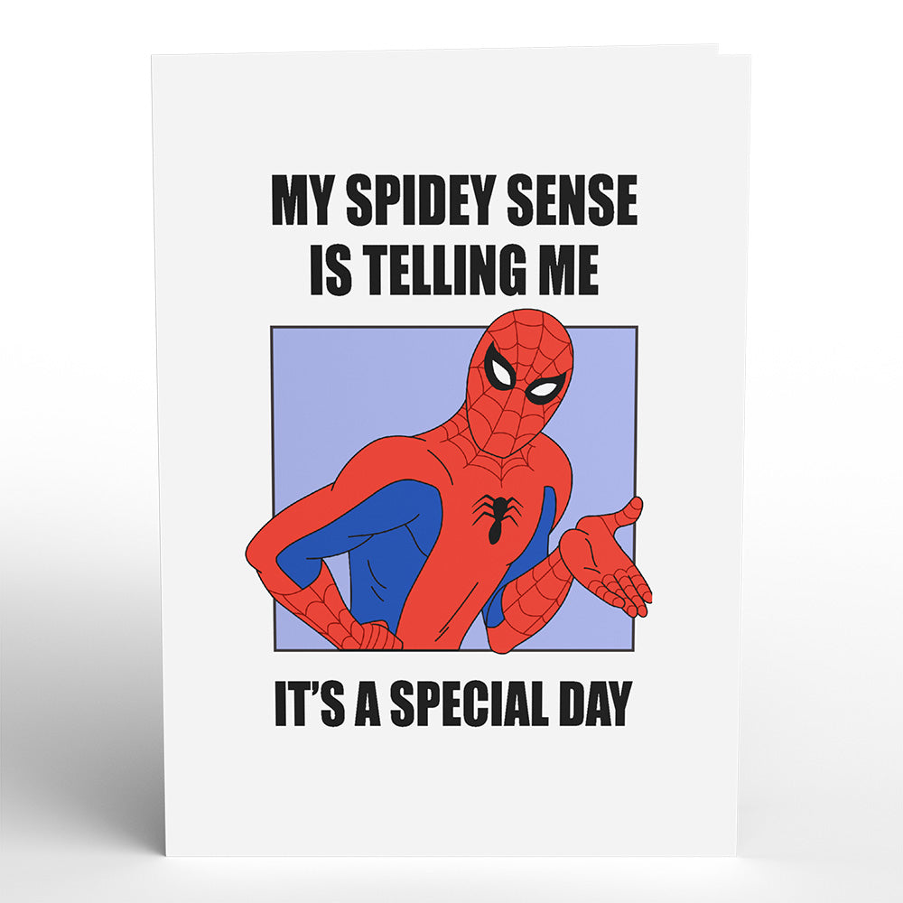 Marvel Spider-Man Spidey Sense Birthday Pop-Up Card、mySite、solidvoid