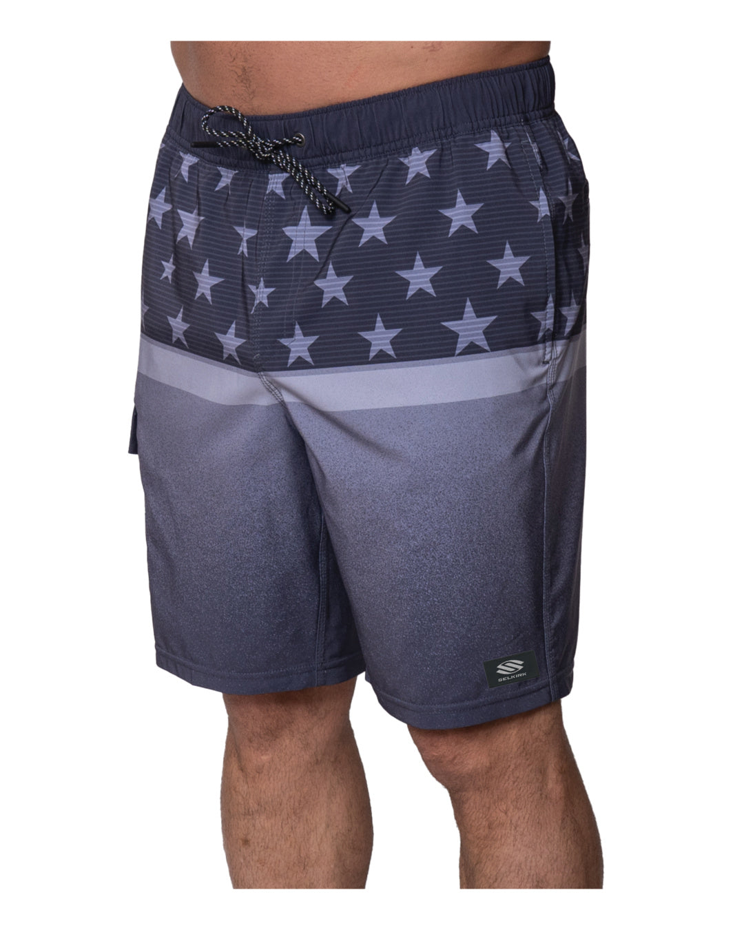 Selkirk Spring Owen Men's Flag Pickleball Shorts、mySite、noshort