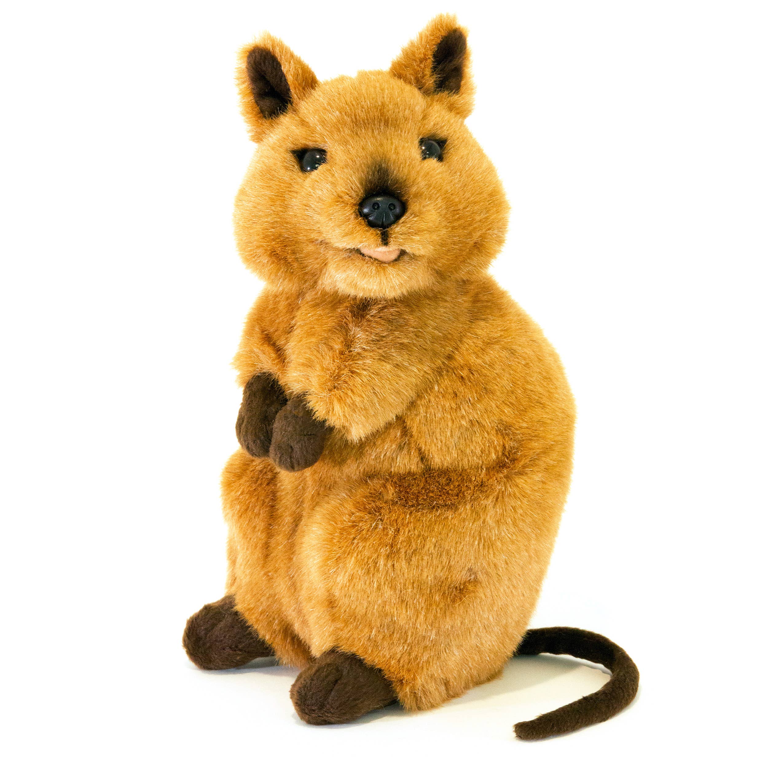 Austrailian Lifelike Plush Quokka Size 28cm/11、mySite、g9winljtr