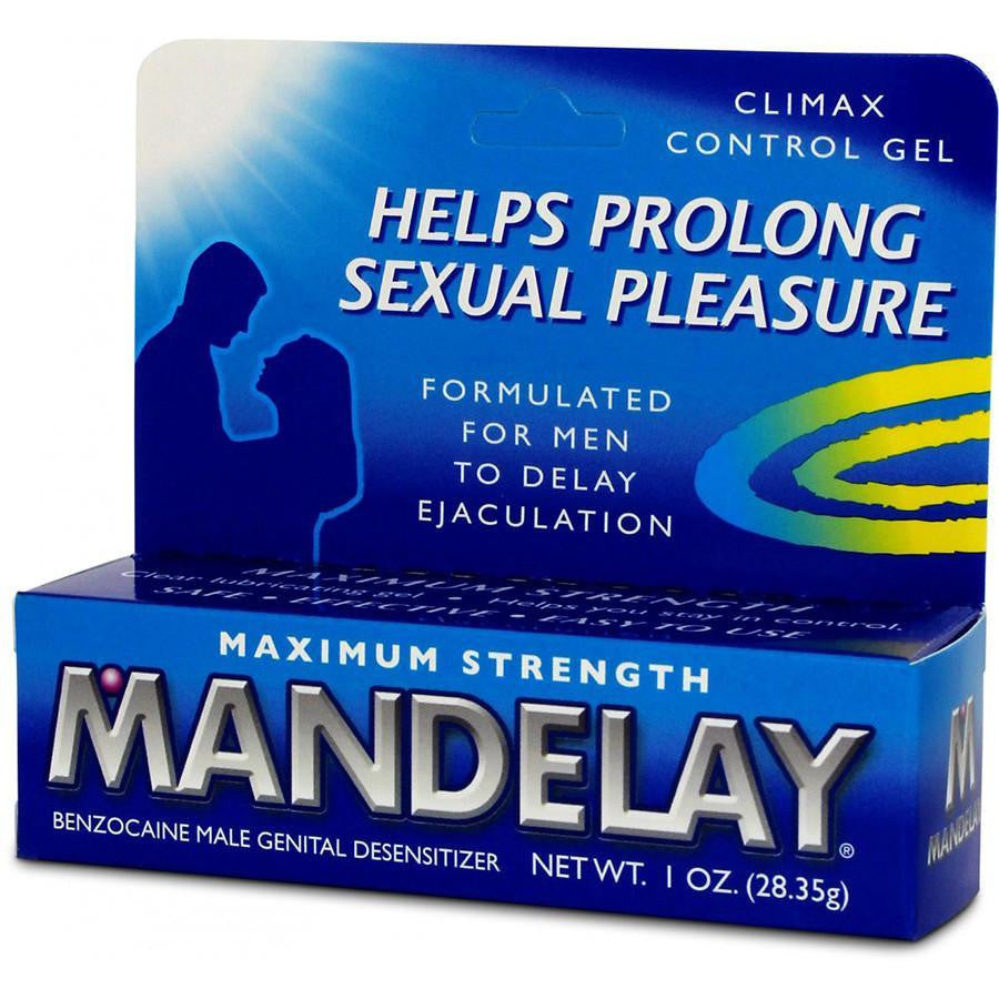 Mandelay Maximum Strength Climax Control Gel 1 oz、mySite、bottomscart