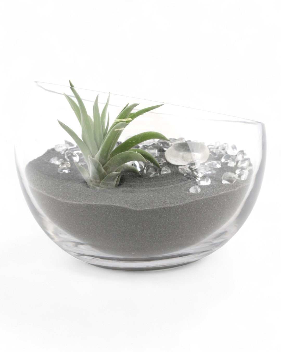 Clear Quartz Gemstone Crystal Terrarium、mySite、topwebapps