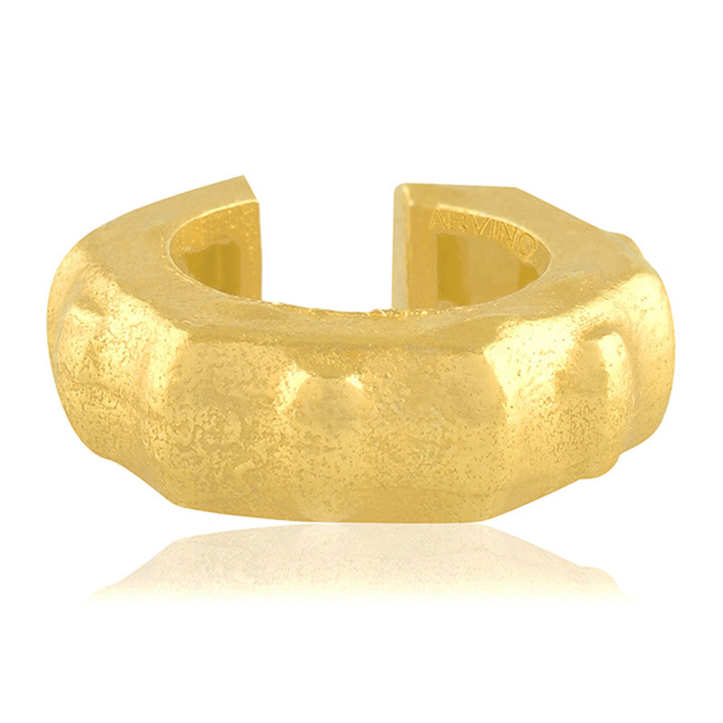 Molten Textured Ear Cuff | 14K Gold Plated、mySite、camillekostekn