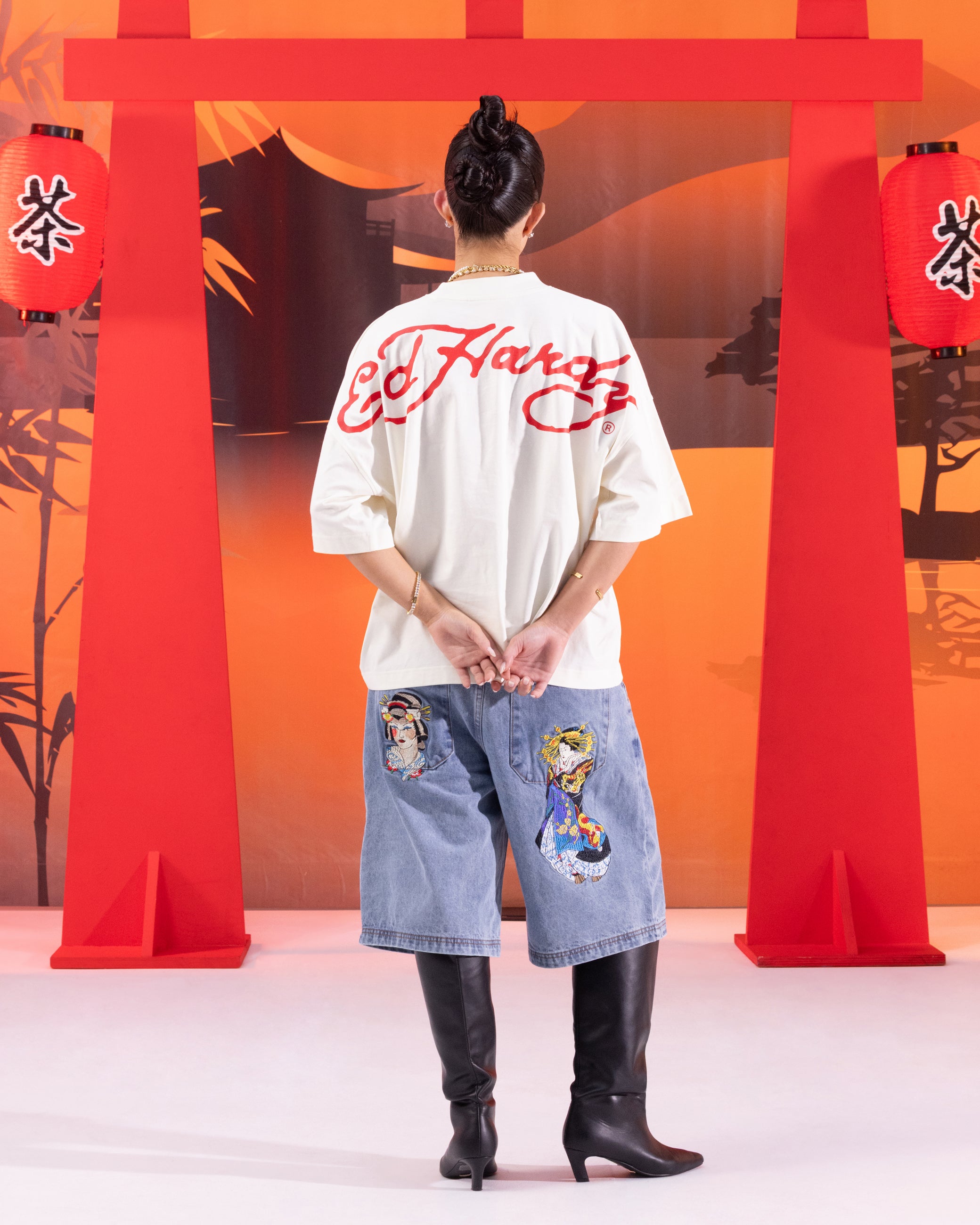 Ed Hardy Devil T-Shirt Off White、mySite、zt4zffjzw