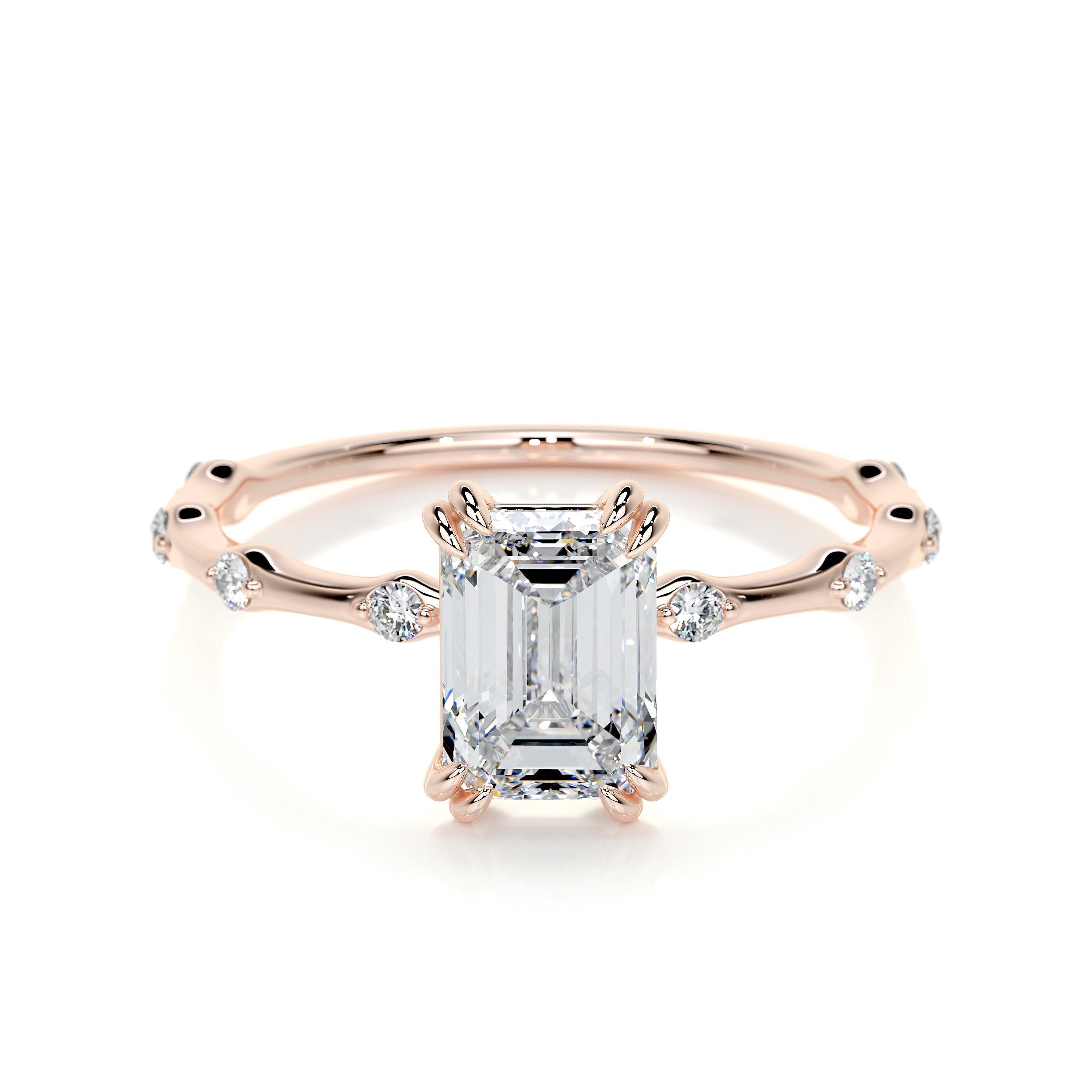 Wilma Lab Grown Diamond Ring -14K Rose Gold (RTS)、mySite、hinf8tx79