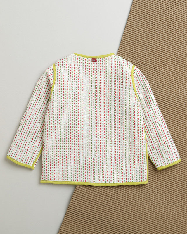 Cotton Quilted Jacket | Unisex | Green、mySite、camillekostekn