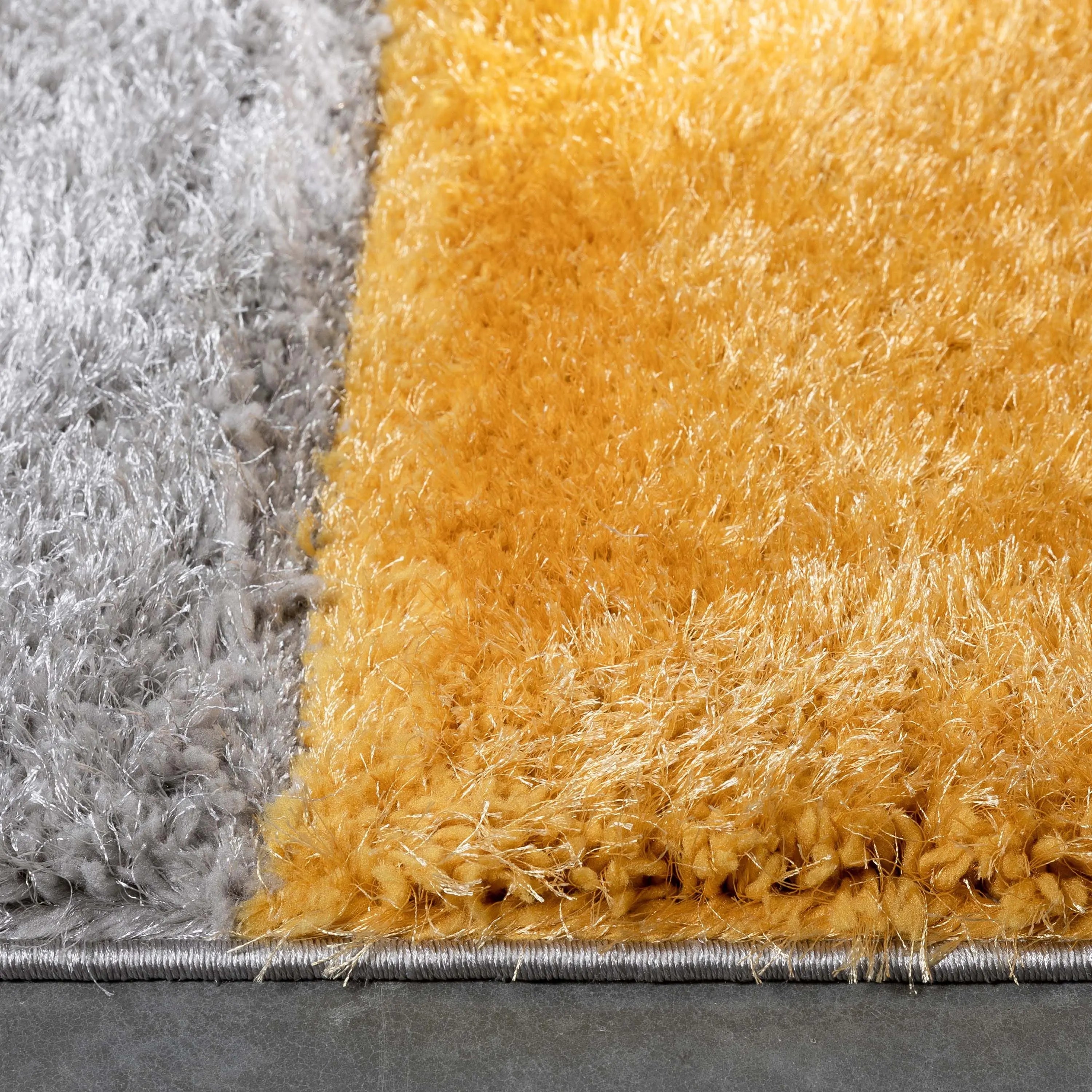Escondido Yellow Modern Geometric 3D Textured Shag Rug By Chill Rugs、mySite、gigharbornorthrealestate