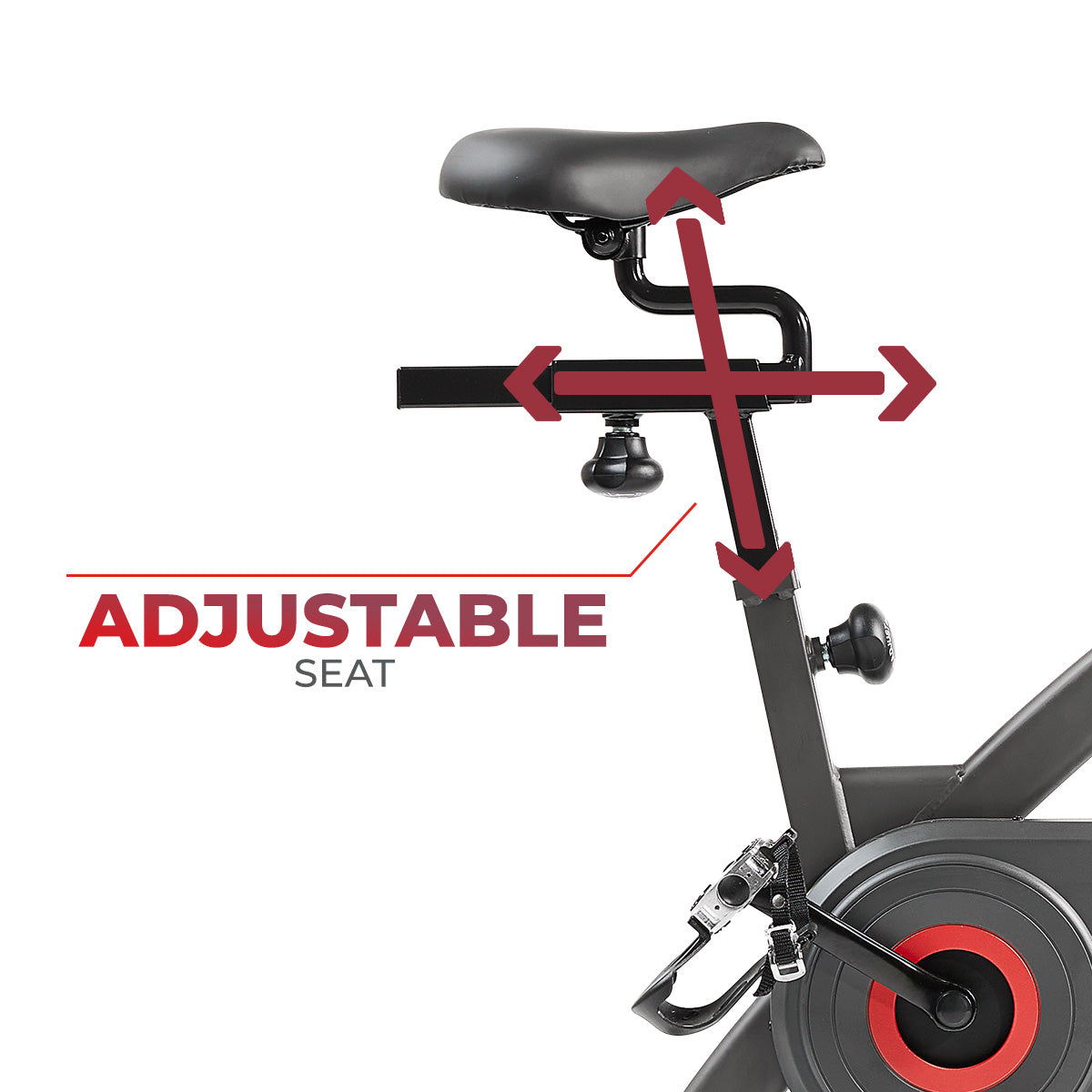  Premium Magnetic Resistance Smart Indoor Cycling Bike with Quiet Belt Drive and Exclusive SunnyFit® App Enhanced Bluetooth Connectivity、mySite、ghnorth