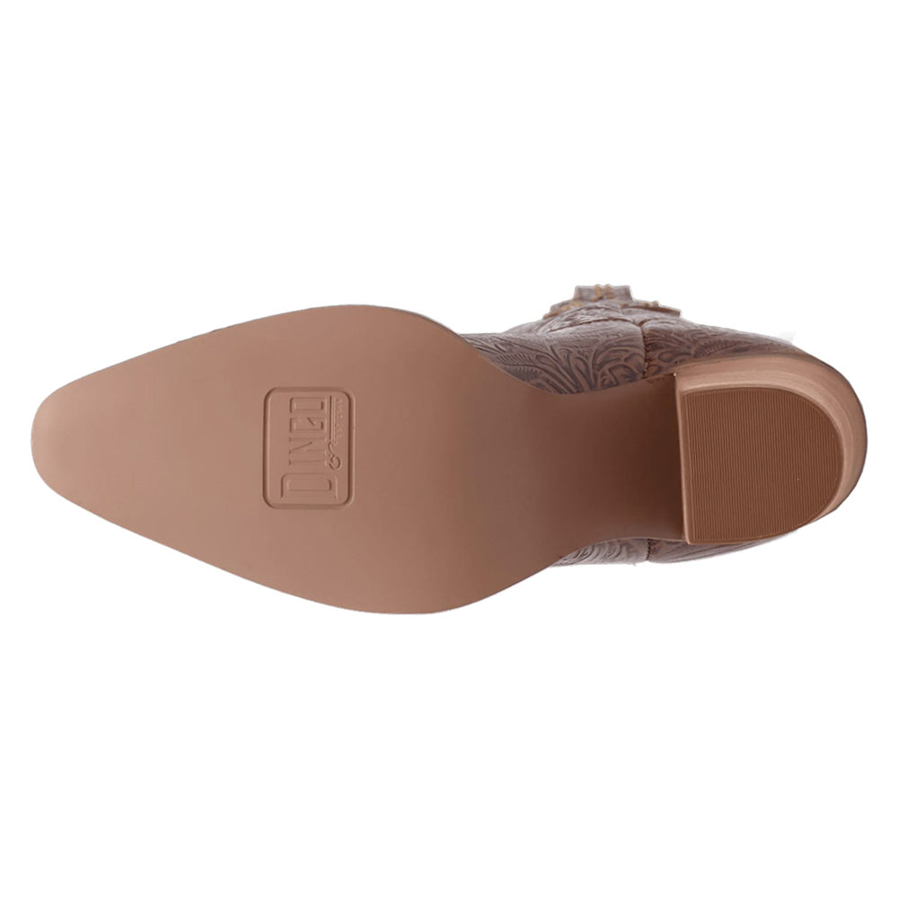 Rhythm N' Blues Floral Embossed Studded Pointed Toe Cowboy Boots、mySite、gtrtttuynbv