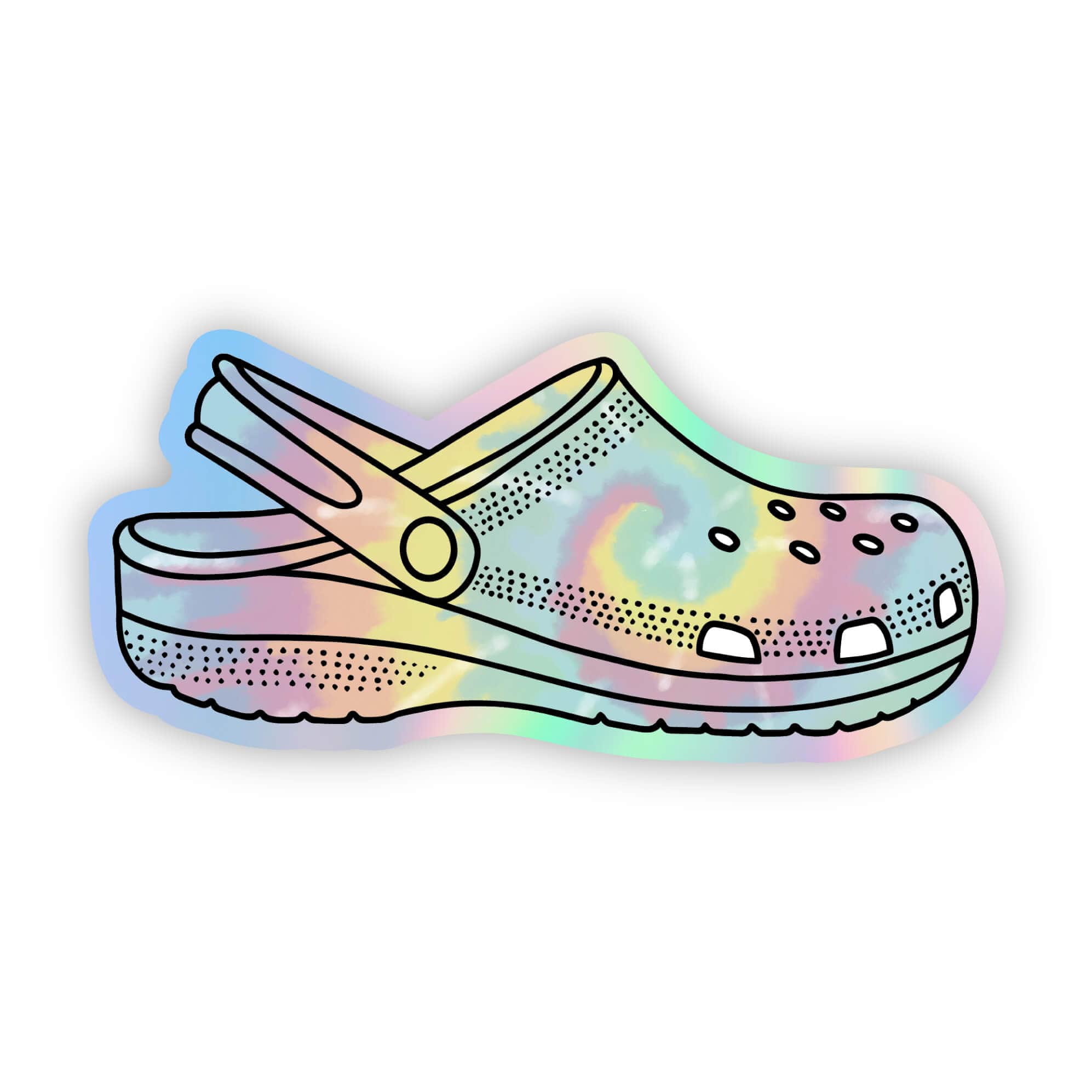  Holographic Tie Dye Sandle Sticker、mySite、elrpsem3k