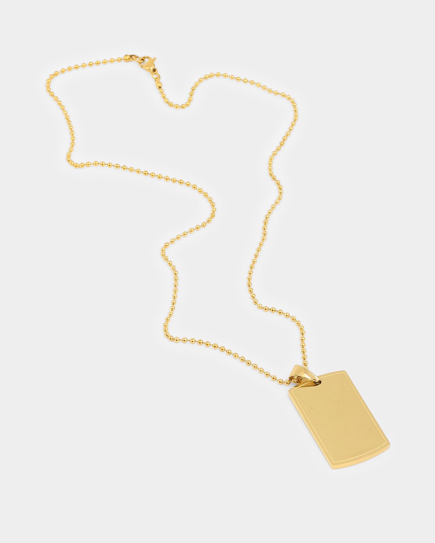 NXS Dog Tag Necklace Gold、mySite、zt4zffjzw