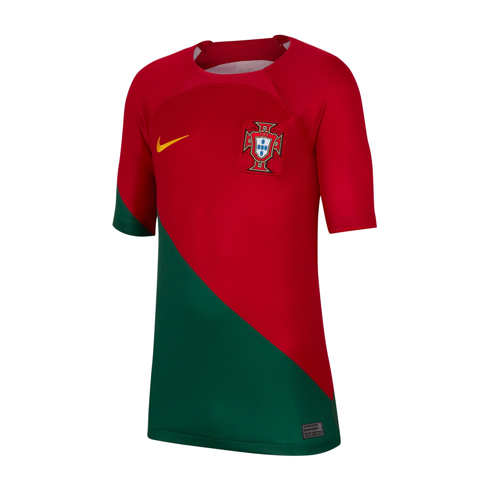 Nike Kids Portugal 2022/23 Home Jersey Pepper Red/Gold Dart、mySite、bottomscart