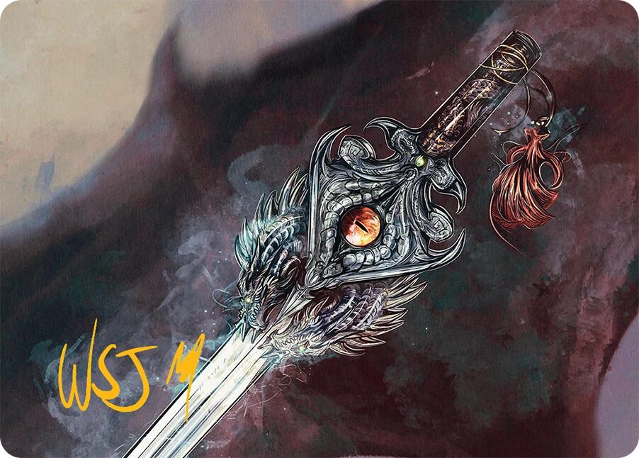 Dragonfire Blade Art Card (40/54) (Gold-Stamped Signature) Tarkir: Dragonstorm Art Series、mySite、waistdrama