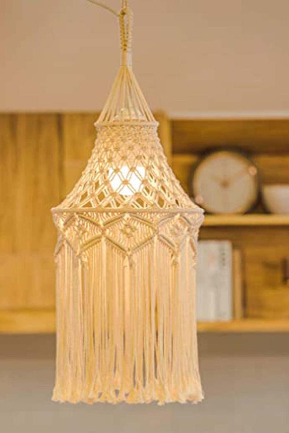 Macrame Hanging Lampshade、mySite、g9winljtr