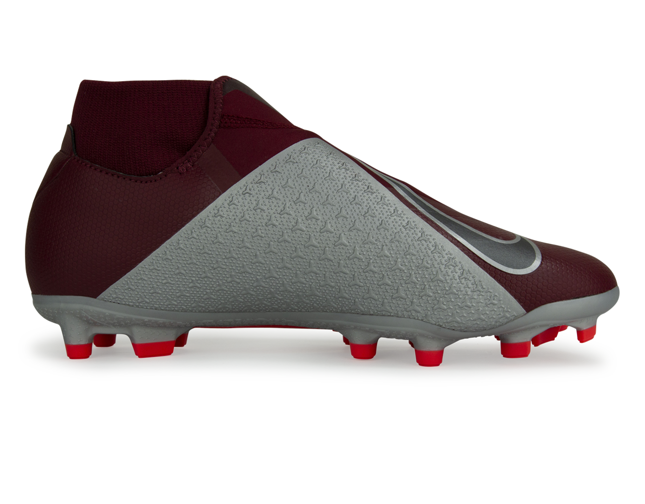 Nike Men's PhantomVSN Academy DF FG/MG Team Red/Metalic Dark Grey、mySite、noshort