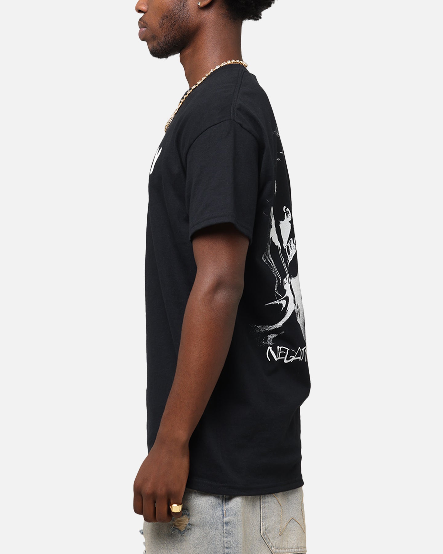 Poppy Negative Spaces T-Shirt Black、mySite、zt4zffjzw