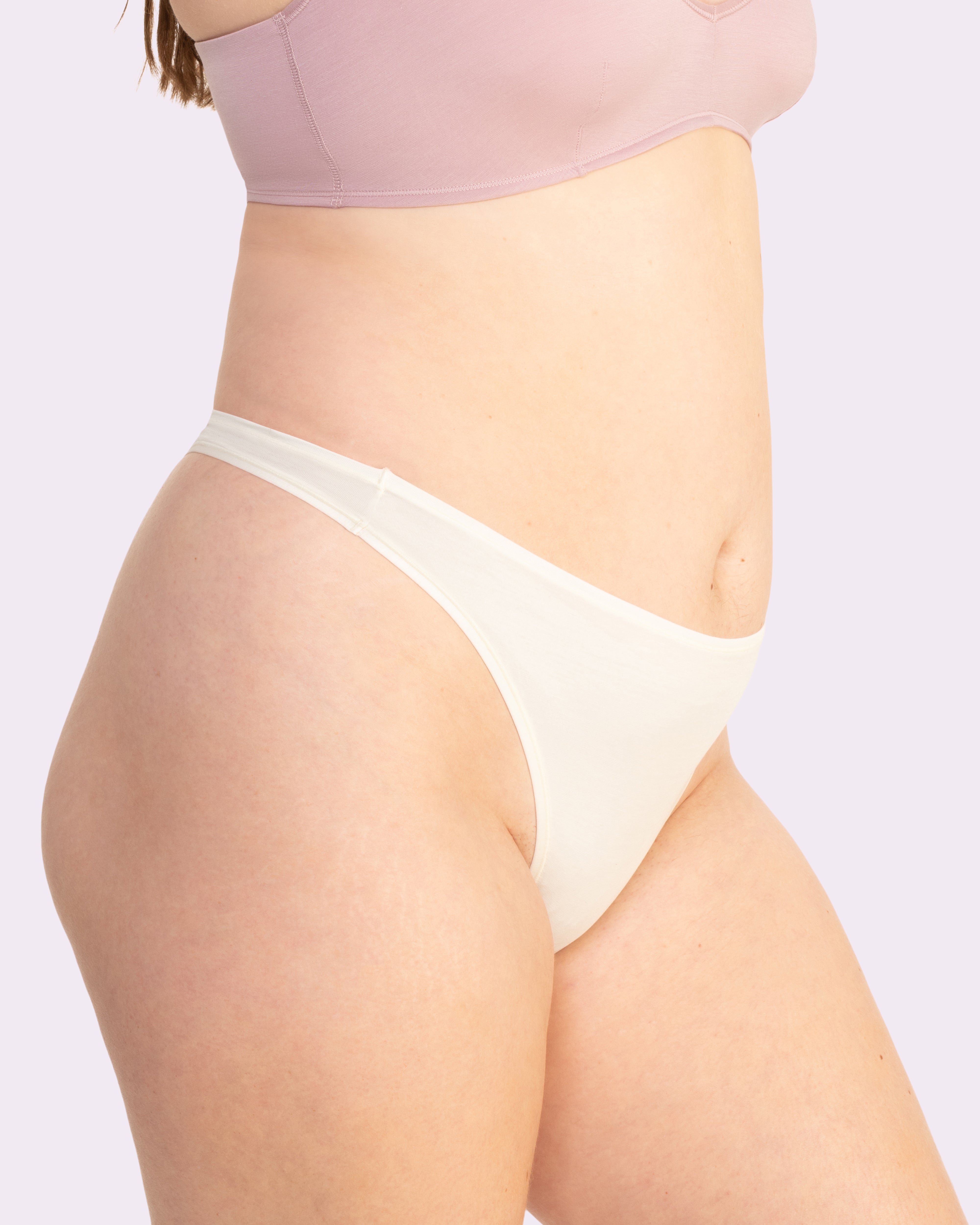 Ultra-Flattering High Rise Thong | New:Cotton (Cloud)、mySite、bengalsvssteelers