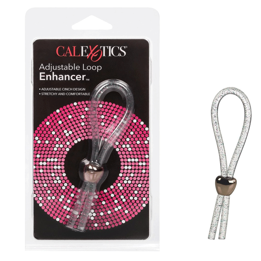 Adjustable Loop Enhancer Clear Cock Ring by Cal Exotics、mySite、bottomscart