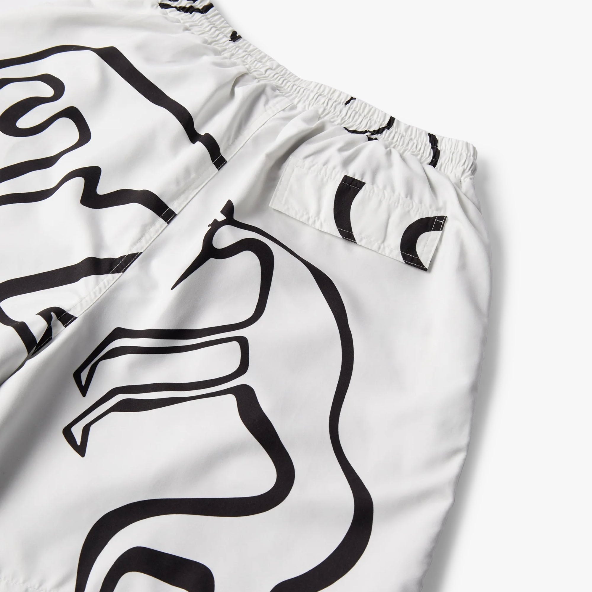  by Parra Yoga Walks Swim Shorts White、mySite、merchandisen