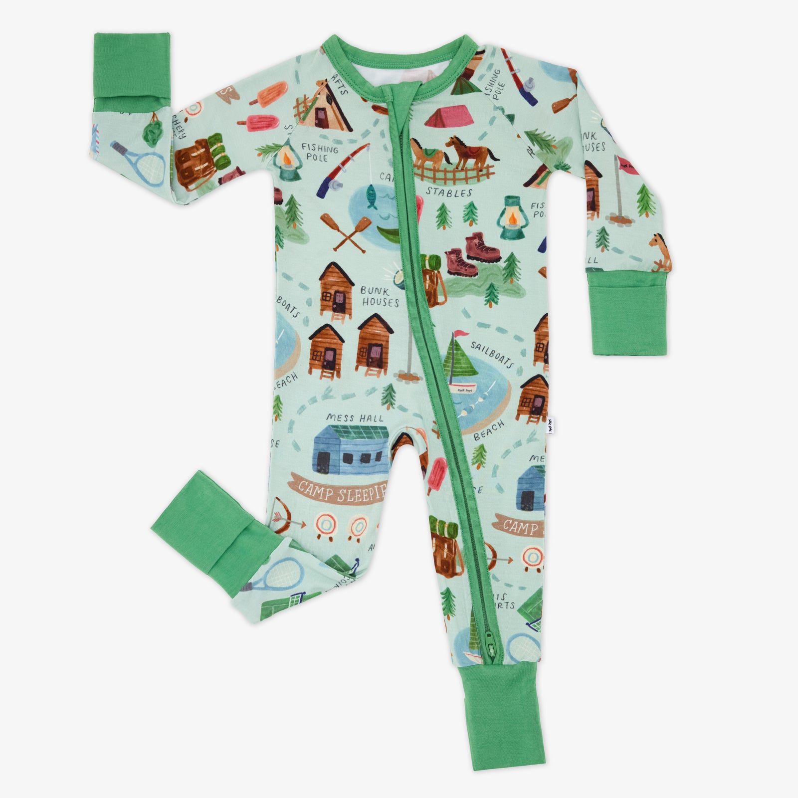 Green Camp Sleepies Zippy、mySite、g9winljtr