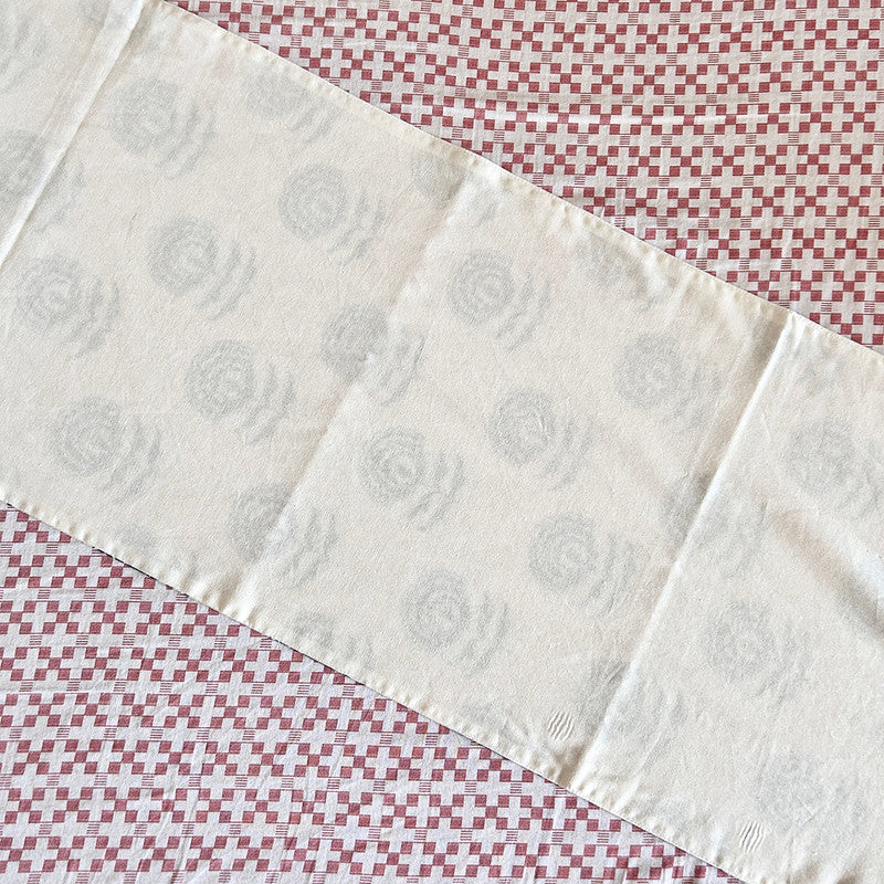 Cotton Printed Table Runner | Rust | 183 x 35 cm、mySite、camillekostekn