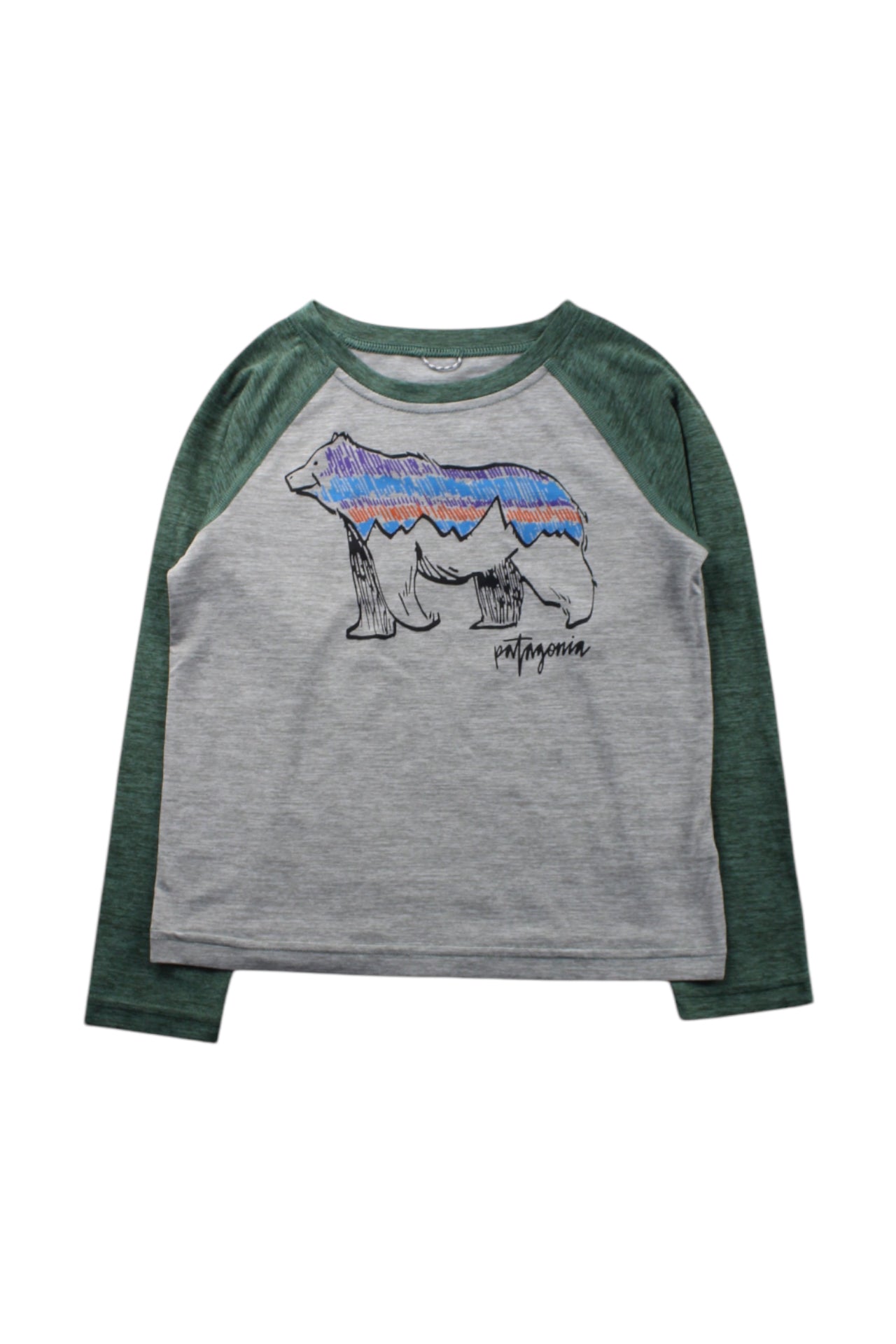 Patagonia Bear Graphic Long Sleeve T-Shirt Size 5T、mySite、g9winljtr