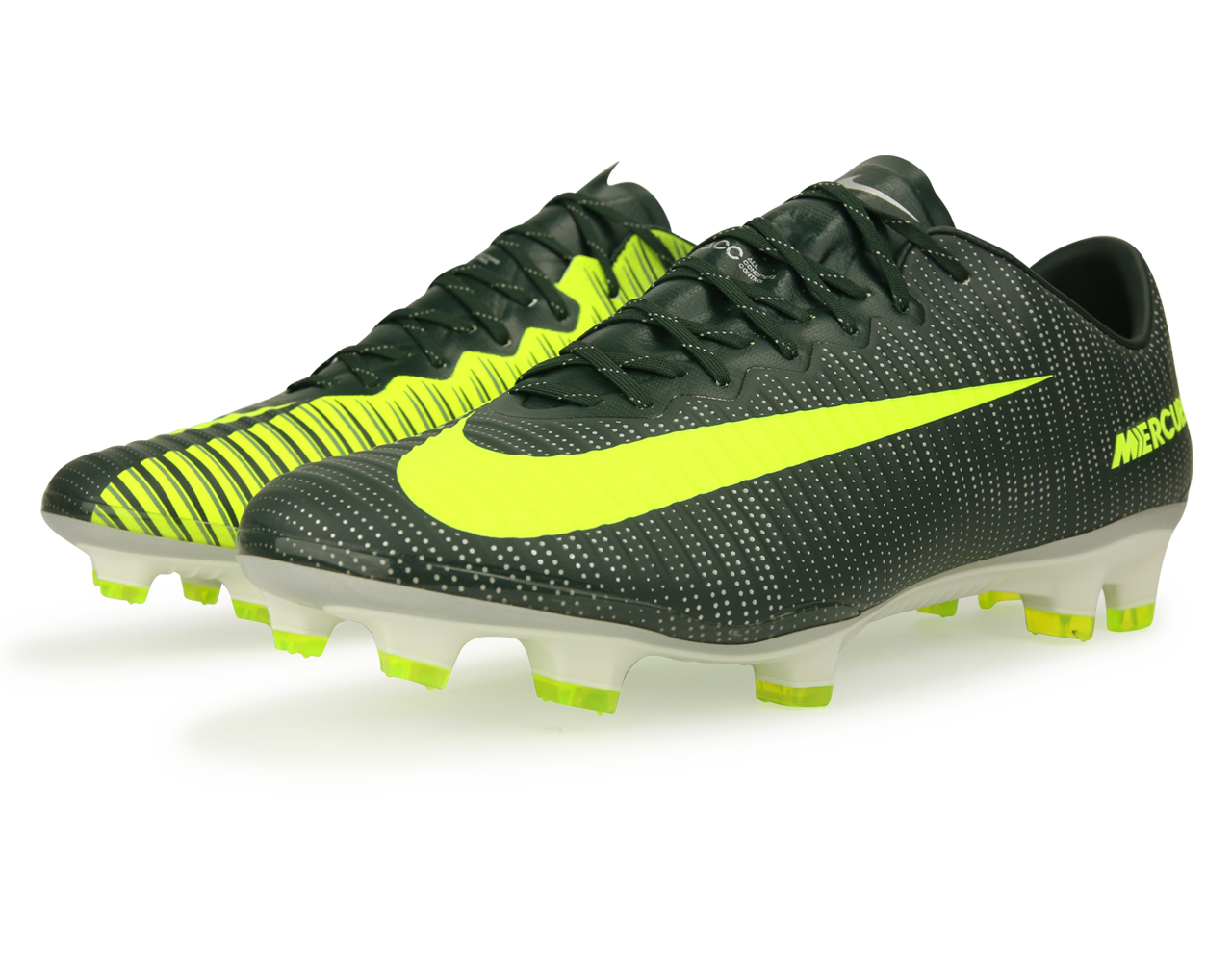 Nike Men's Mercurial Vapor XI CR7 FG Seaweed/Volt/Hasta/White、mySite、bottomscart