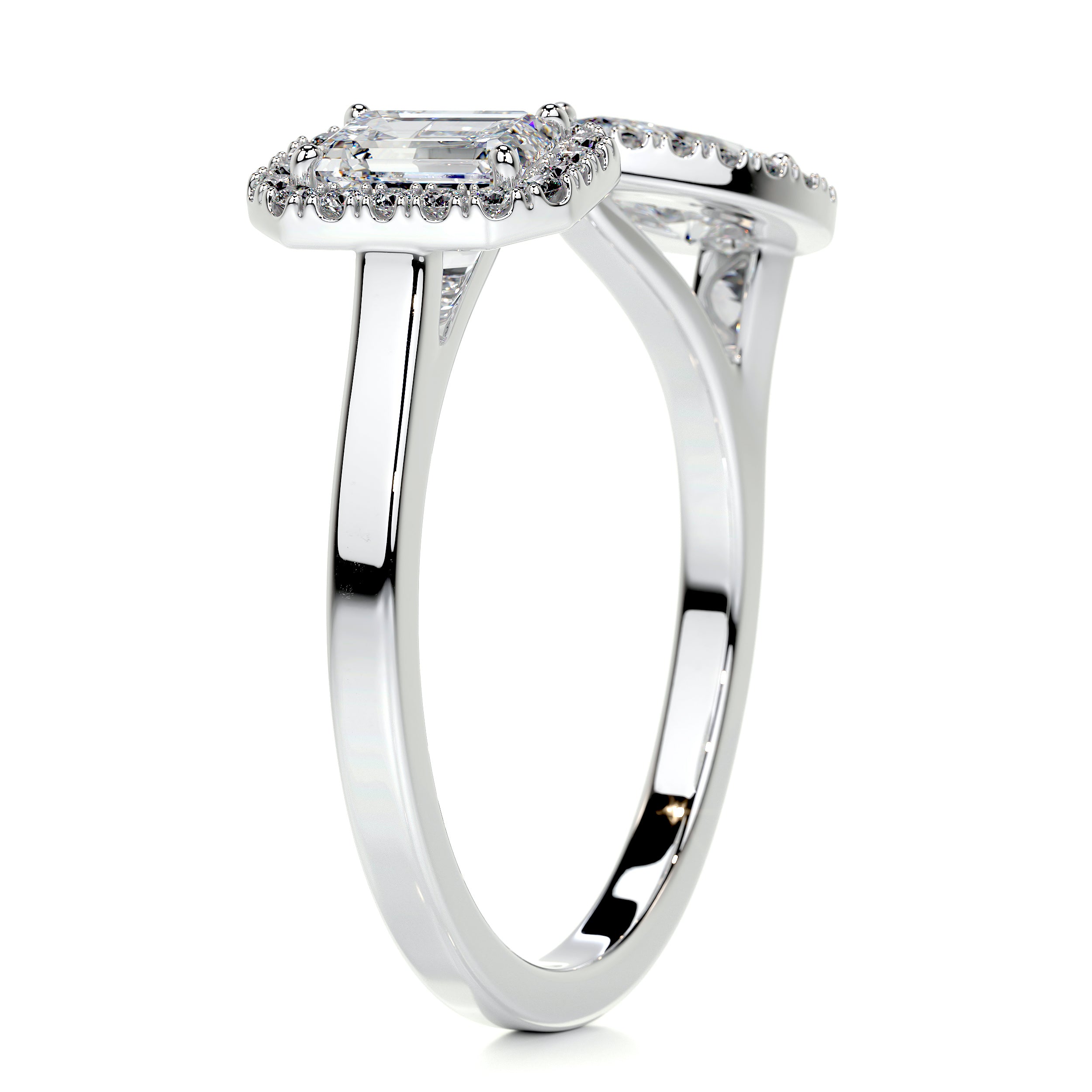 Edith Designer Diamond Ring (1.2 Carat) -14K White Gold、mySite、hinf8tx79
