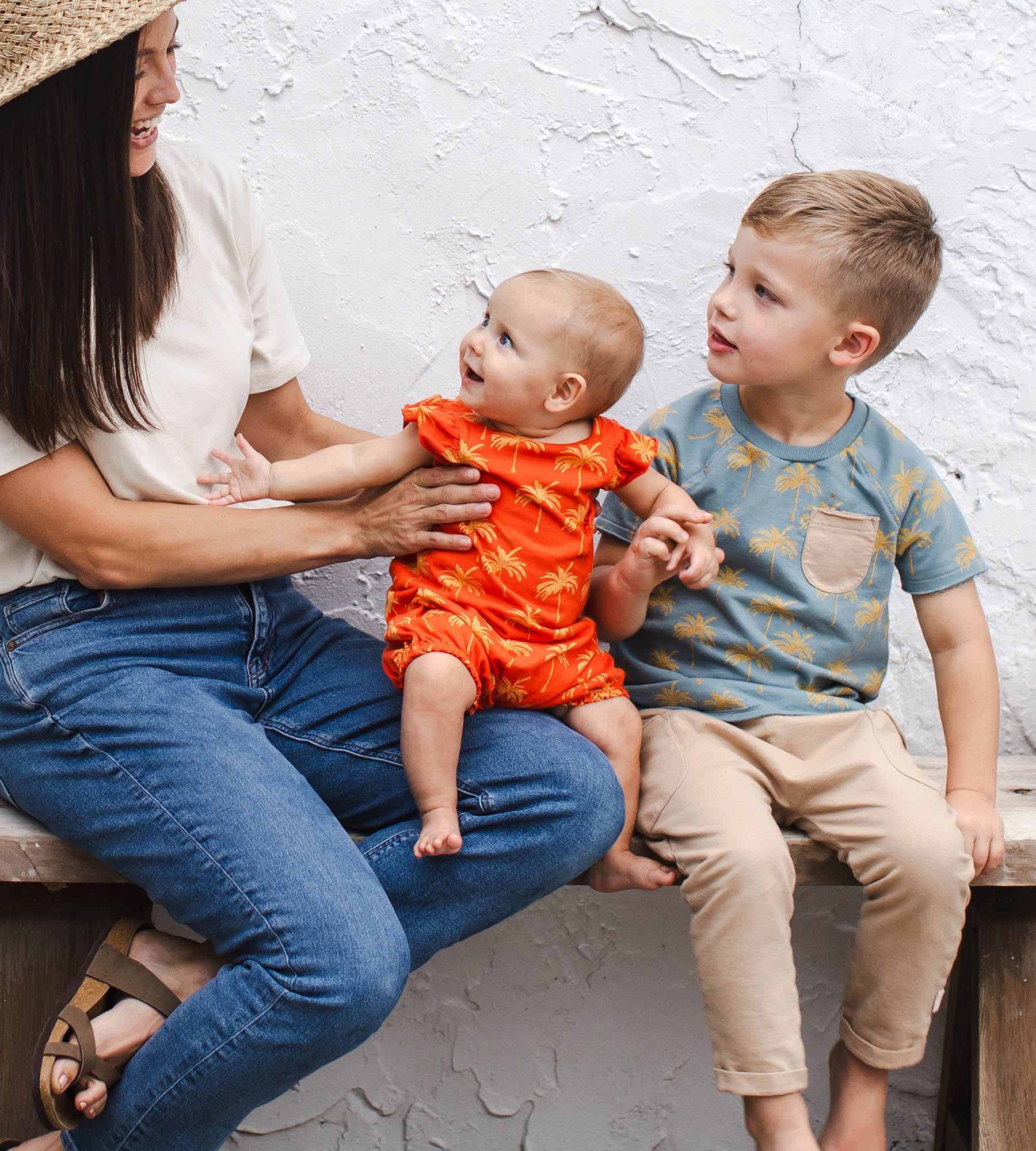  Golden Palms Organic Baby Girl Romper、mySite、layawaytickets