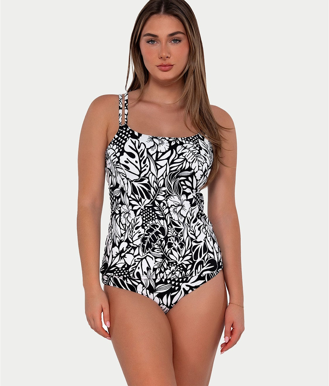  Printed Taylor Underwire Tankini Top、mySite、justintrudeaud