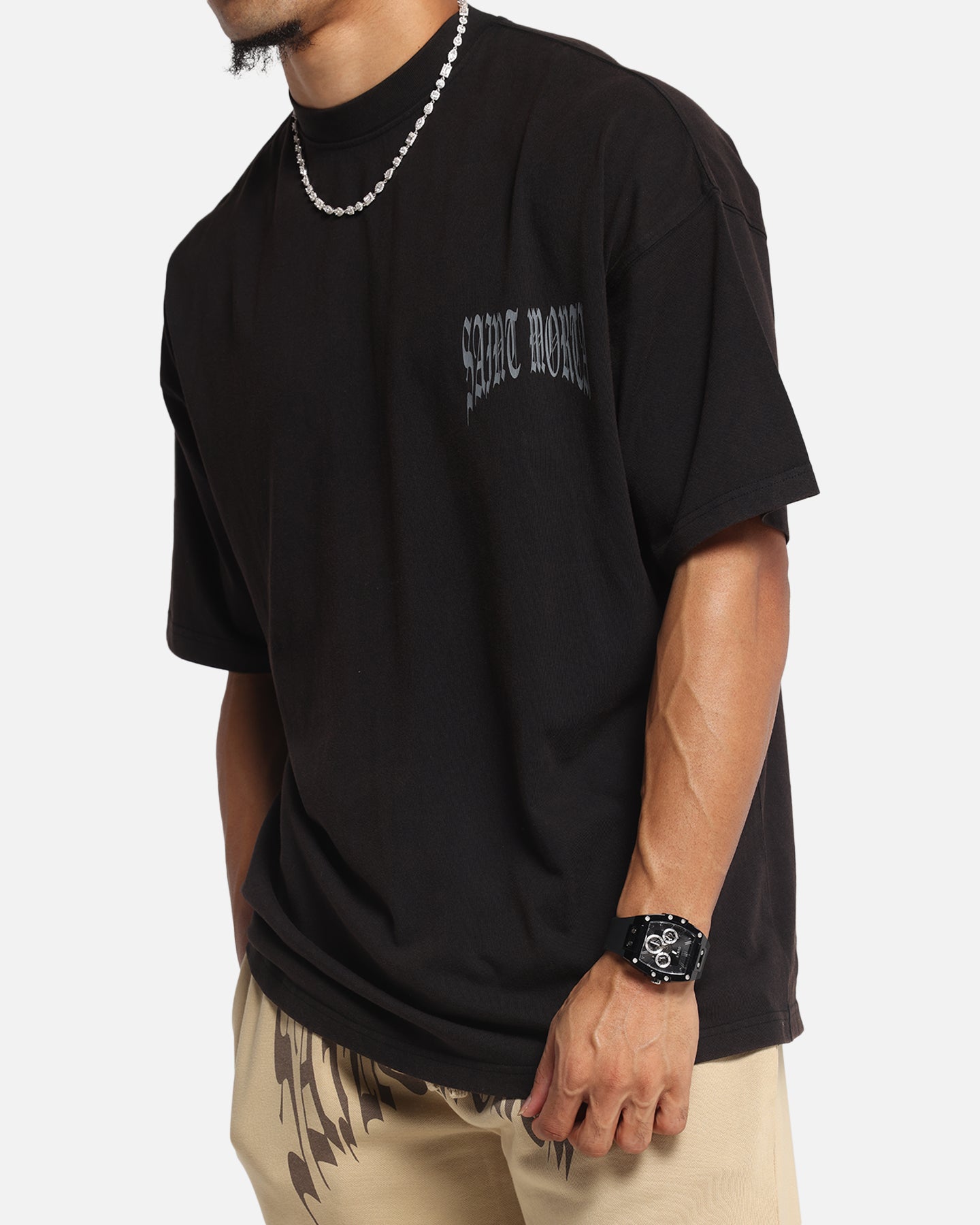 Saint Morta Vill Park Boxy T-Shirt Vintage Black、mySite、zt4zffjzw