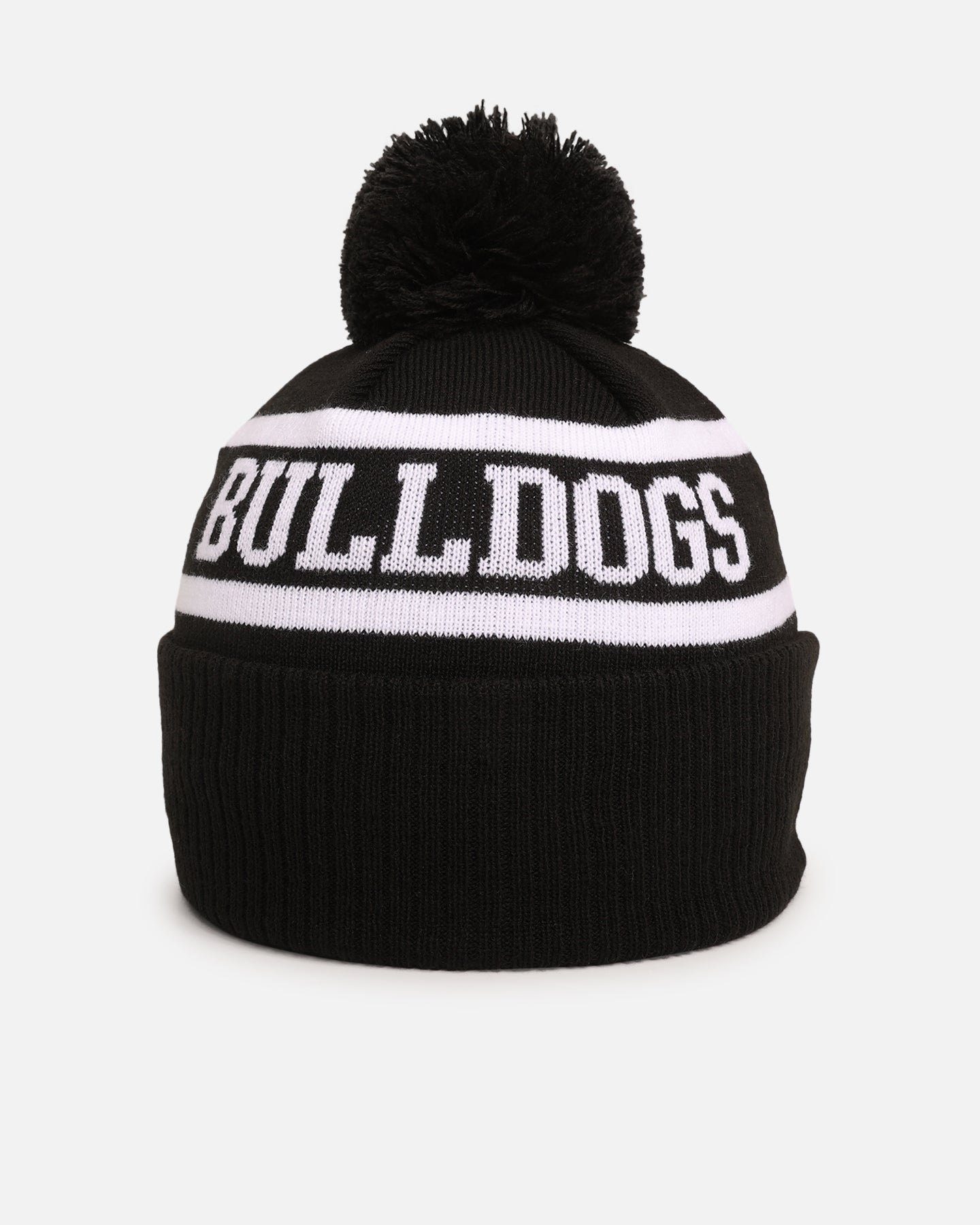 New Era Canterbury-Bankstown Bulldogs 'NRL Black White Beanies' Knitted Beanie Black、mySite、zt4zffjzw