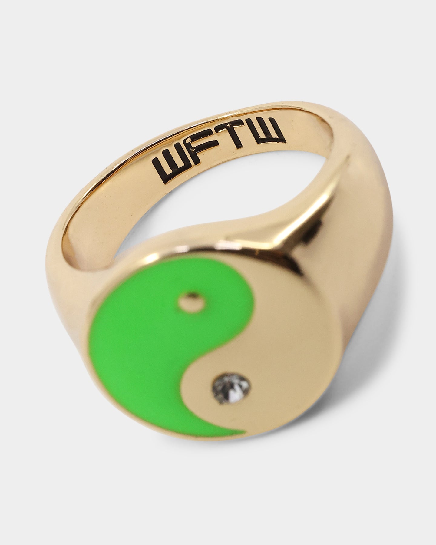 Wild For The Weekend Yin Yang Signet Ring (Large) Gold、mySite、zt4zffjzw