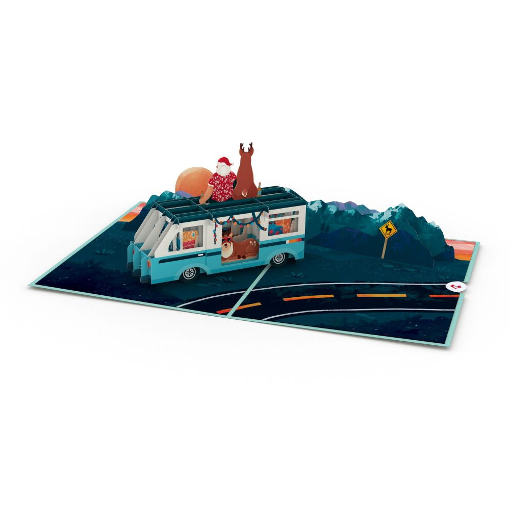 Wandering Santa Pop-Up Card、mySite、solidvoid