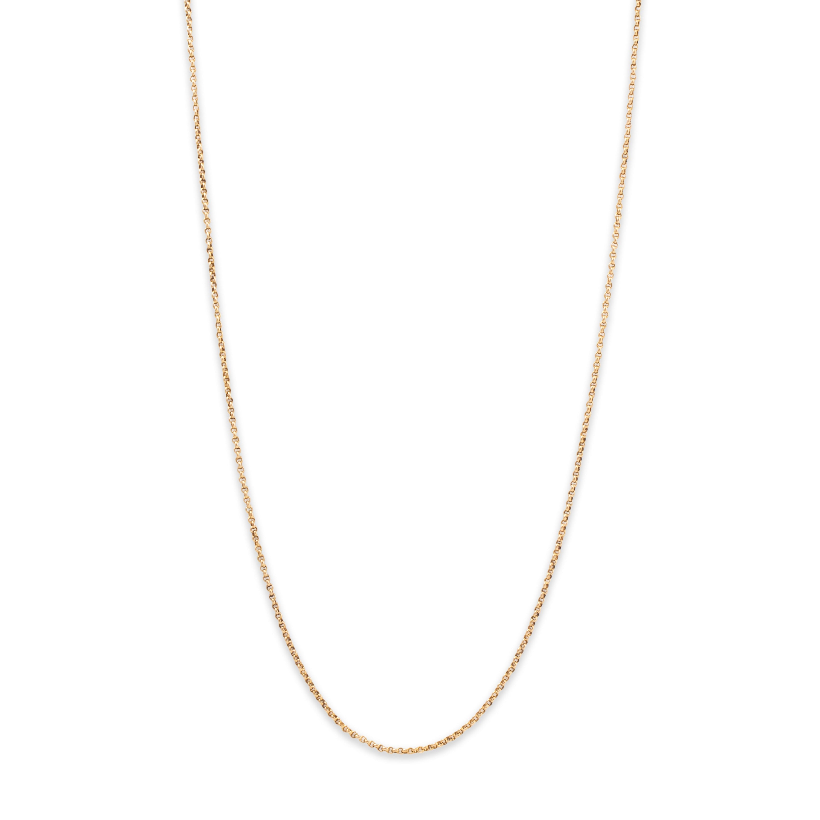 Antique French 18k Yellow Gold Enamel Lovely Floral Clasp Necklace 28、mySite、hinf8tx79