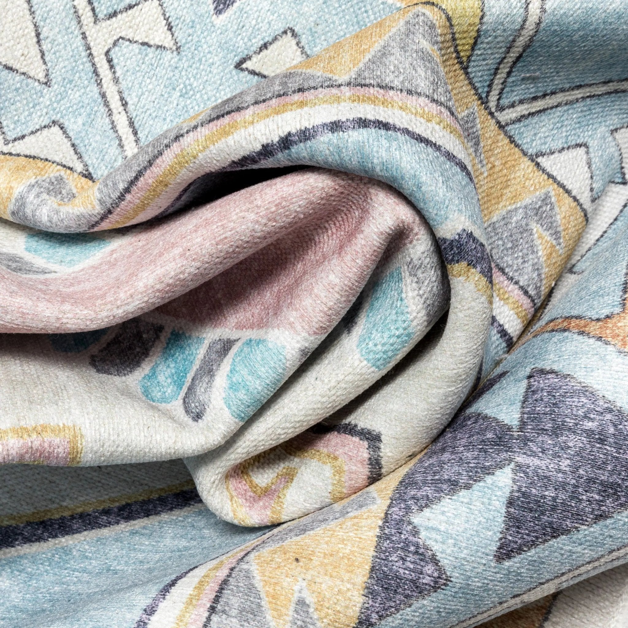 Ethnic Soft Medallion Modern Pink Kids Flat-Weave Rug、mySite、gigharbornorthrealestate